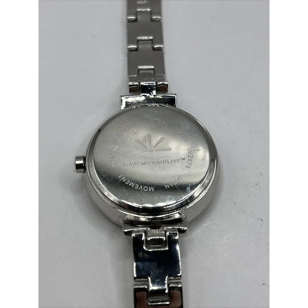 Isaac Mizrahi‎ Live Women's Quartz Watch Rhinestone Bezel IMZ673- New Battery